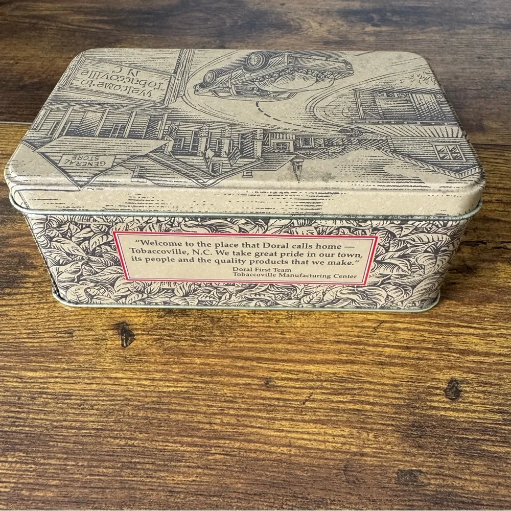 1996 Doral Cigarettes “Tobaccoville NC” Collector’s Edition Advertising Tin‎